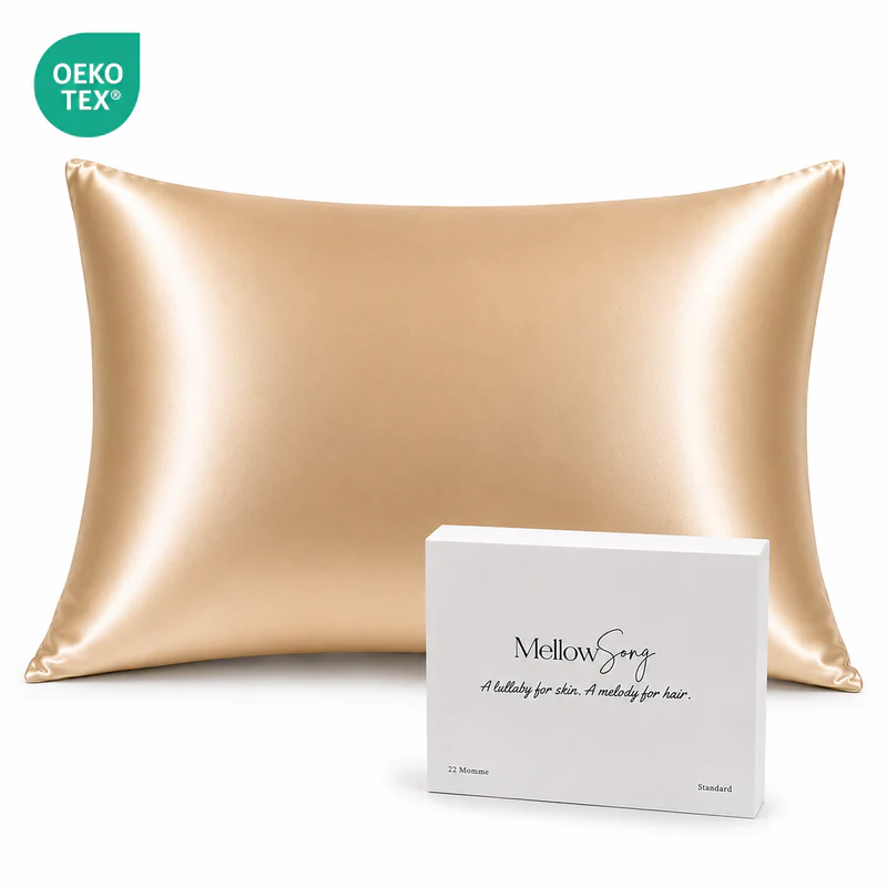 mellowsong-silk-pillowcase-champagne