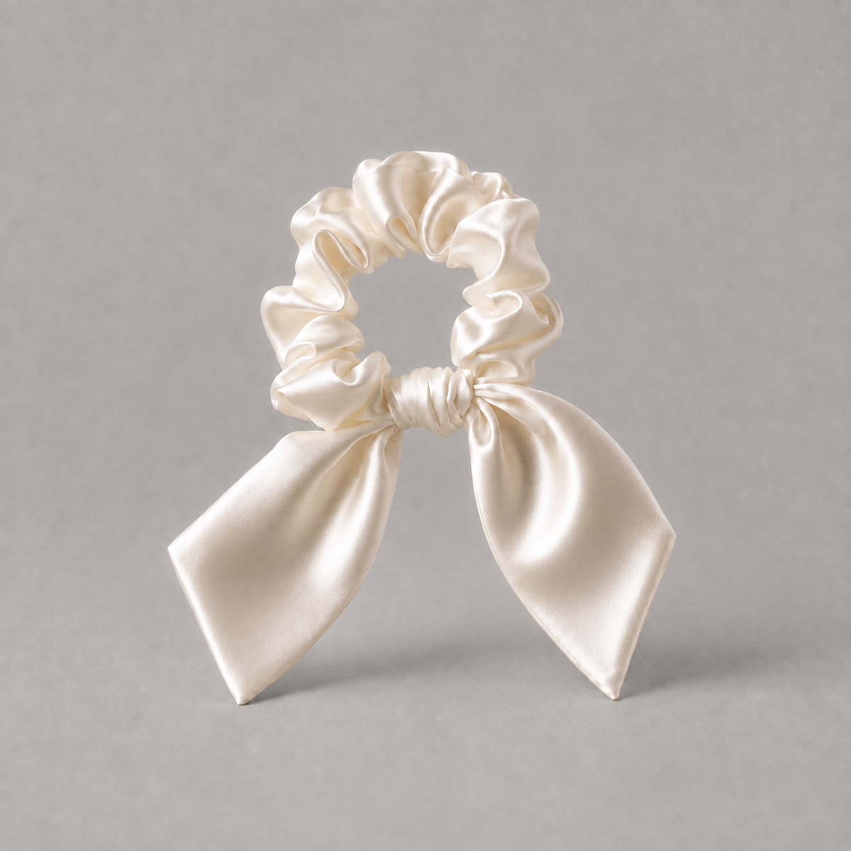 Shiny Cloud Midi Bow Scrunchie Mellowsong