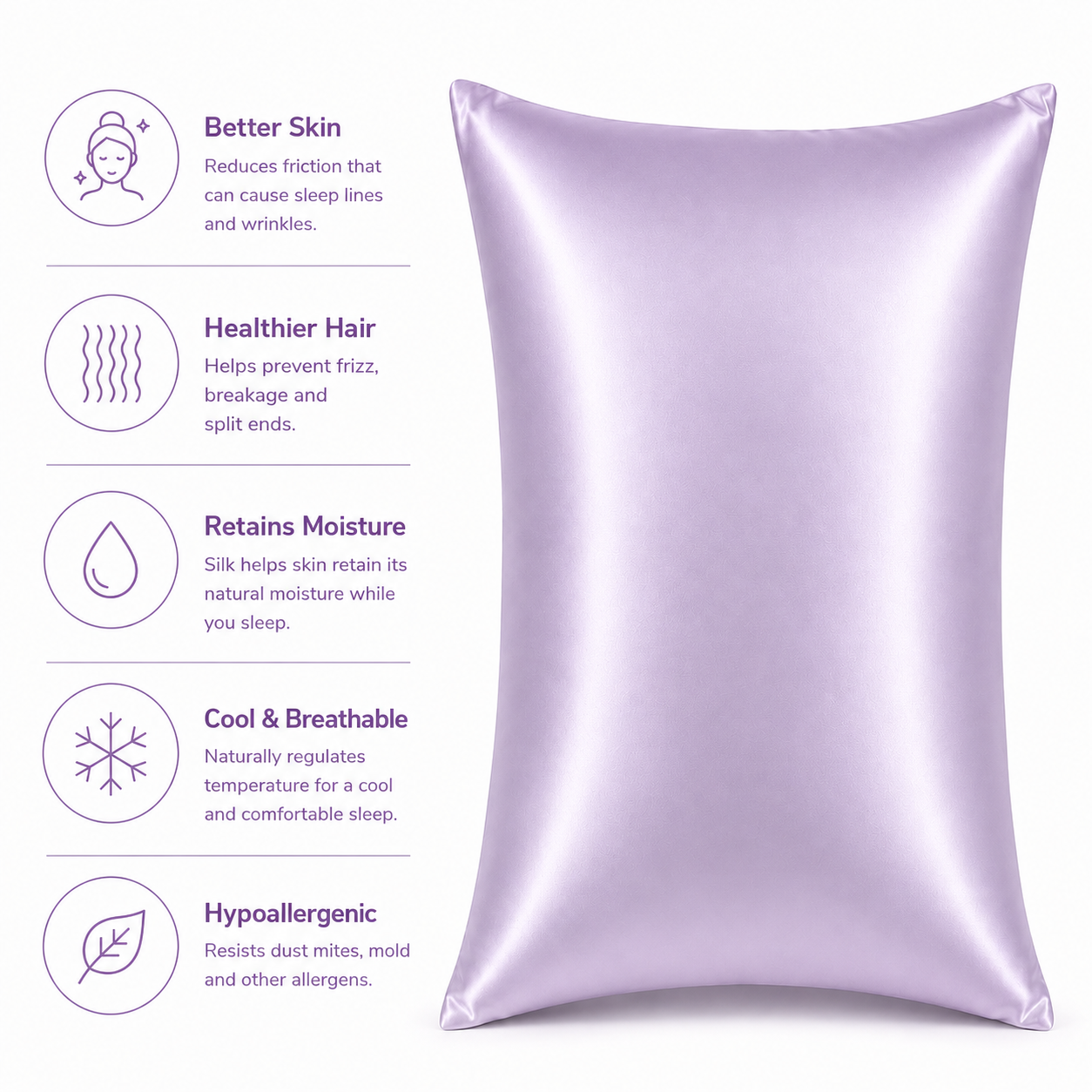 Orchid  Pillowcase Mellowsong
